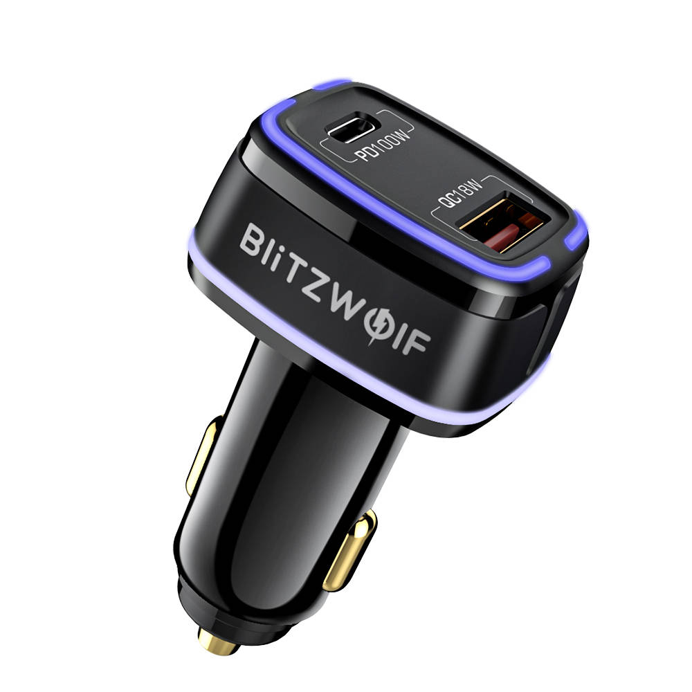 Ładowarka samochodowa BlitzWolf BW-SD8 USB/USB-C 100W