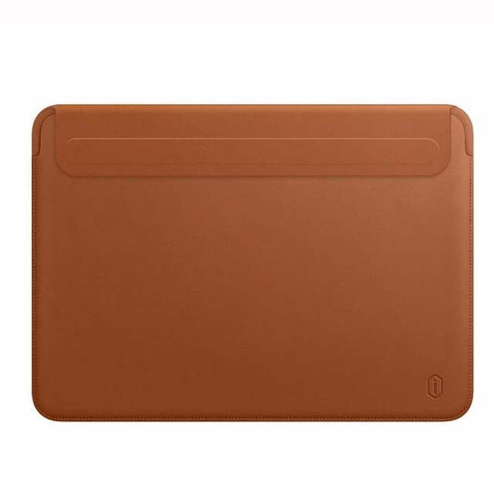 Skórzane etui WiWu PU do MacBooka Air 13" - brązowe
