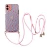 Innocent Silicone Pink Dotted Case with Lanyard - iPhone 12