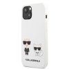 16044 karl lagerfeld and choupette liquid silicone case 13 mini biely