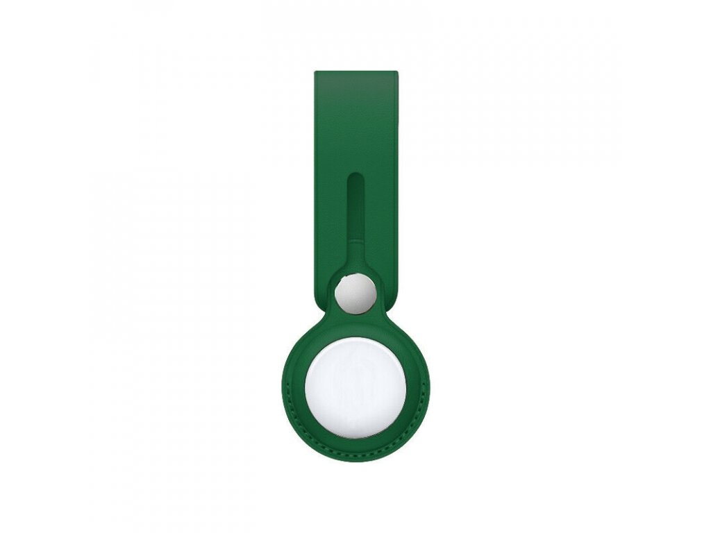 336 innocent leather loop case for airtag green