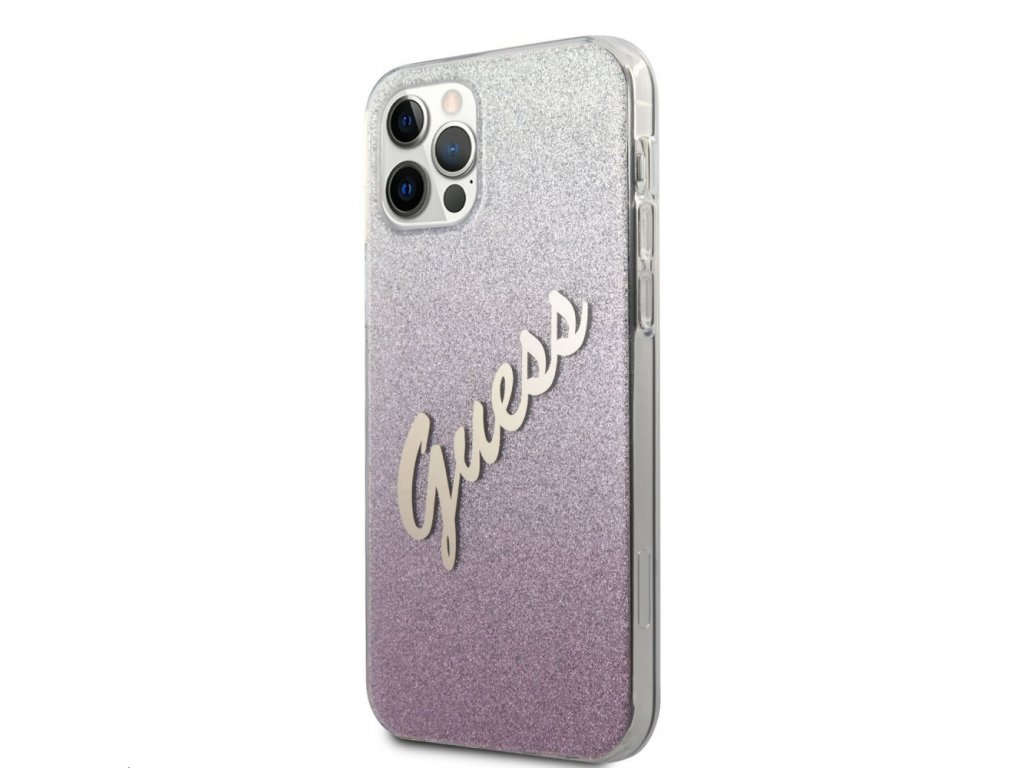 Guess Vintage Gradient Case iPhone 12 mini - Pink