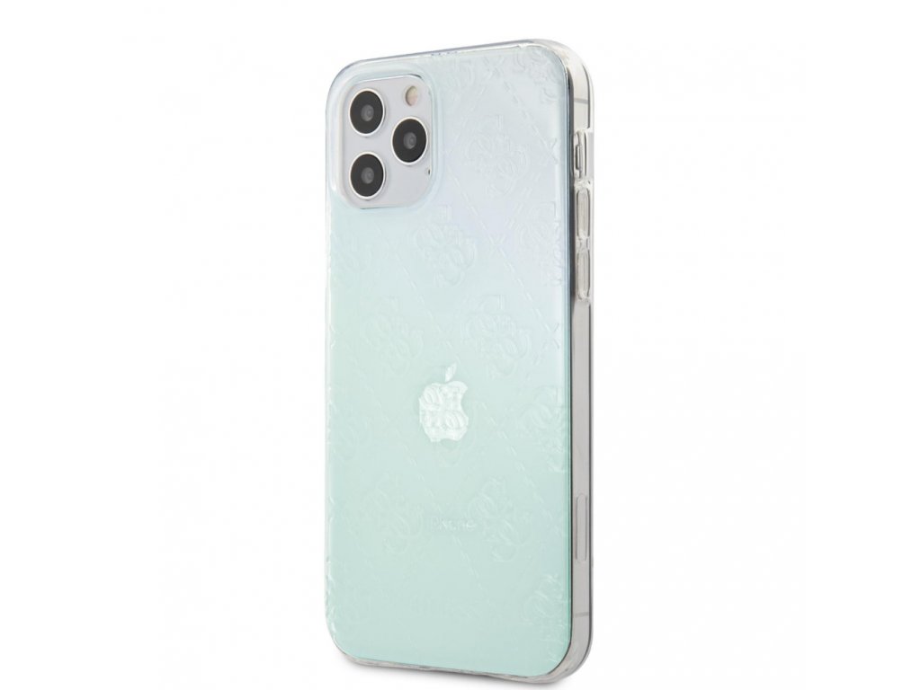 Guess 3D Raised Case iPhone 12 Pro Max - Silver