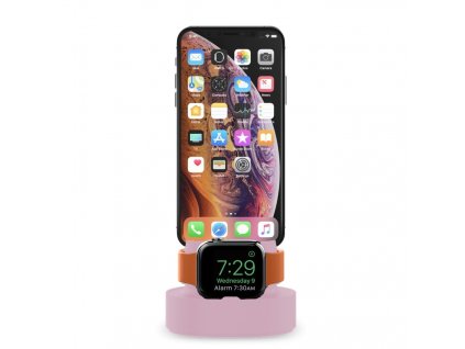 12822 dokovacia stanica innocent iphone watch airpods charging dock ruzova