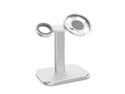 15639 innocent magsafe aluminium iphone watch pro stand silver