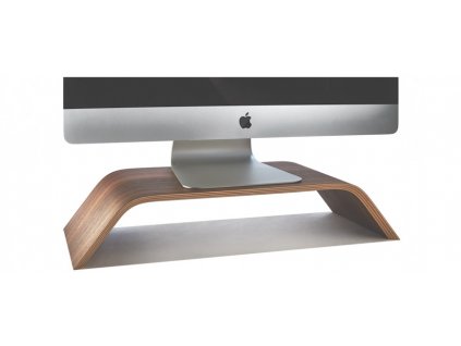 walnut monitor stand