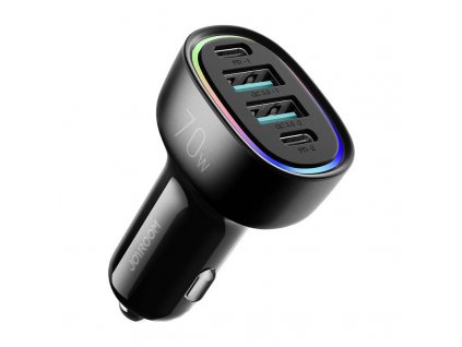 eng pl Joyroom JR CL29 ​​​​încărcător auto 2x USB C PD 2x USB 70W negru 29140 1