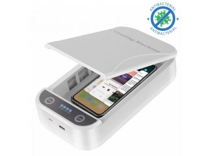 4413 uv iphone sterilizer box with wireless charger