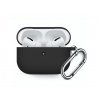 3126 innocent california silicone airpods pro obal with carabiner black