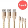 2649 innocent flash fastcharge lightning kabel 1 5m 3 pack gold