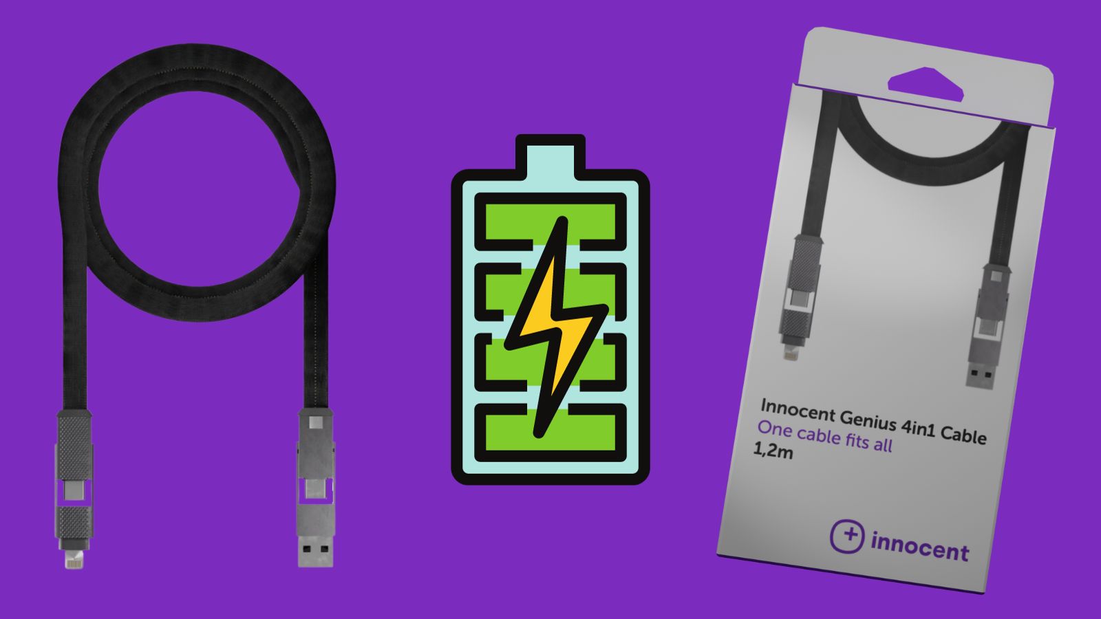 Všestranný kábel Innocent Genius 4v1: Jediný kábel, ktorý musíte mať