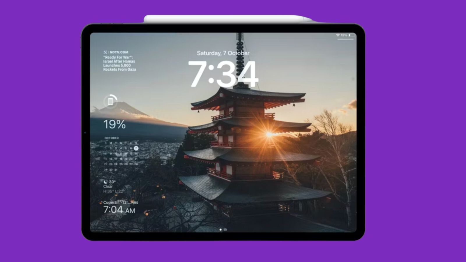 Ako si personalizovať uzamknutú obrazovku v iPade?