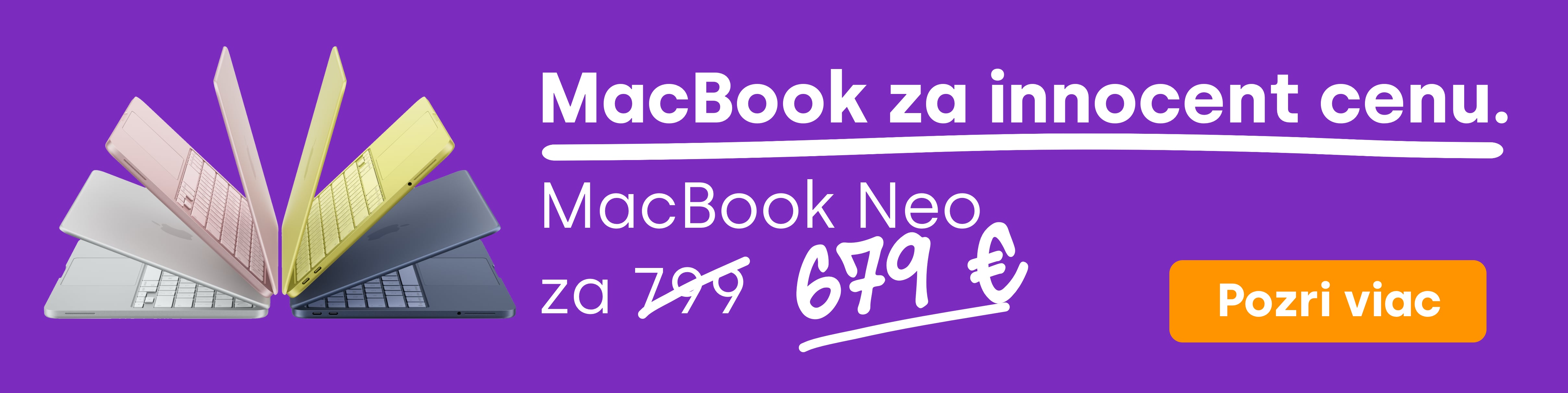 MacBook neo za innocent ceny.