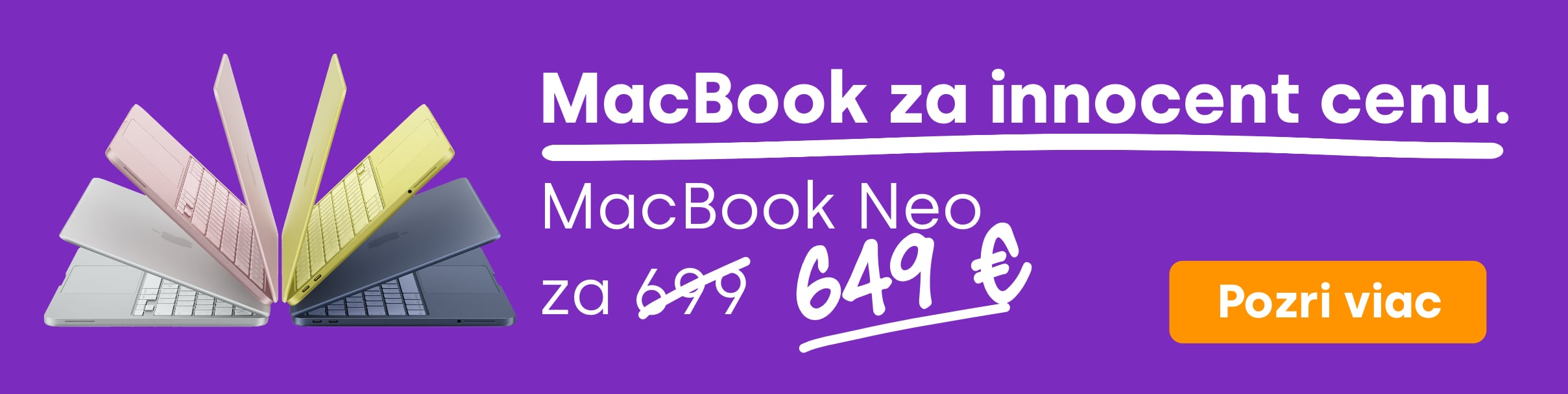 MacBook neo za innocent ceny.