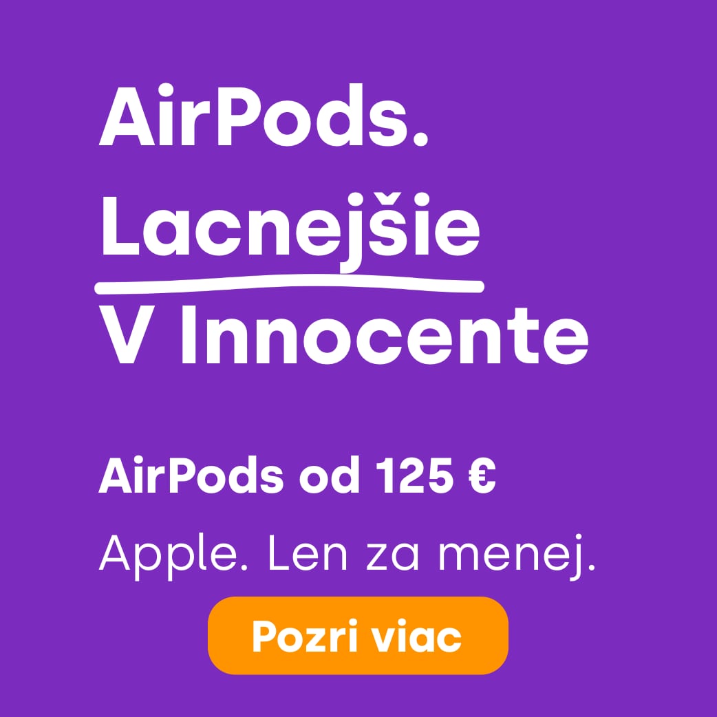 AirPods. Vyhodnejsie. V Innocente.