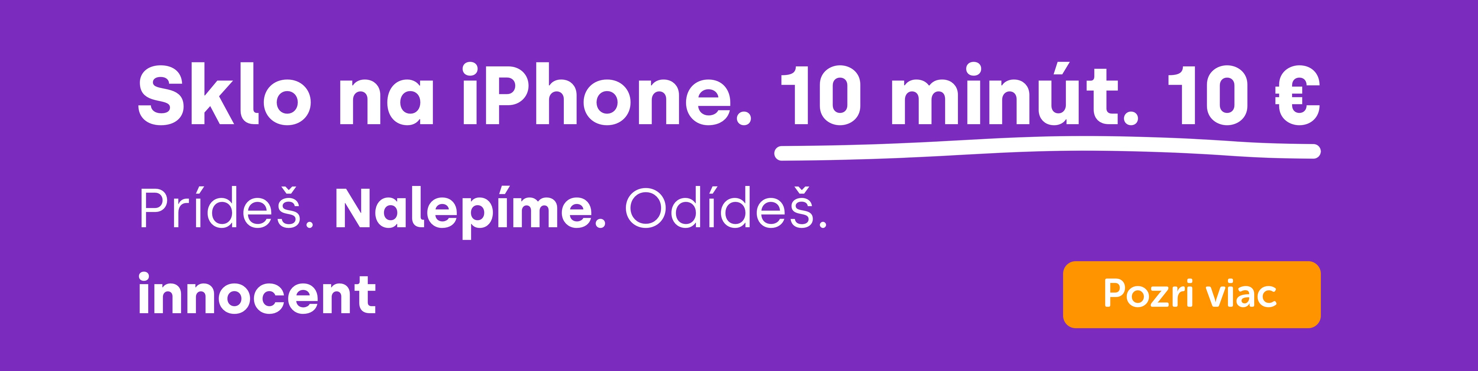 innocent sklo za 10 eur