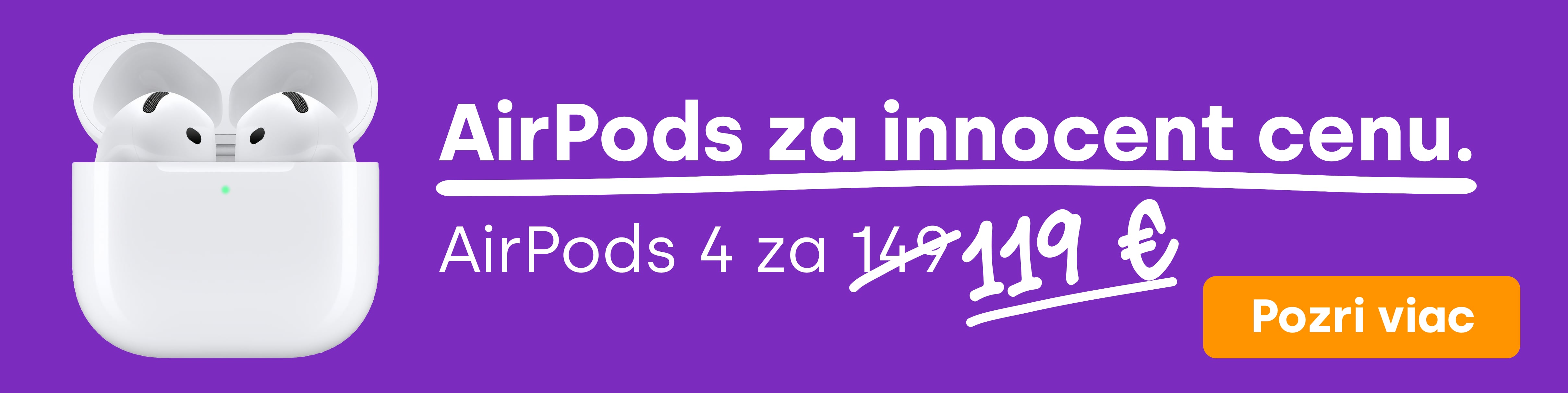 AirPods. Vyhodnejsie. V Innocente