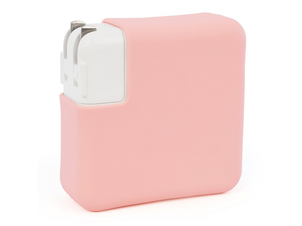 Silicone MacBook Charger Case for 12" and Air 13" Retina - Pink