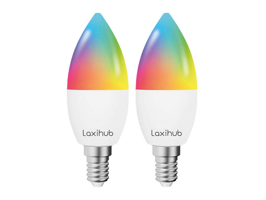 eng pl Smart Led Bulb Laxihub LAE14S 2 pack WiFi Bluetooth Tuya 26915 2