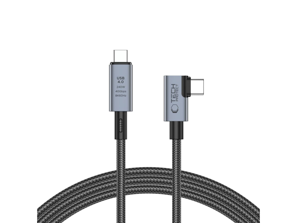 Tech-Protect Ultraboost Max ”L” USB 4.0 8K 40GBPS TYPE-C CABLE PD240W - 1,5M