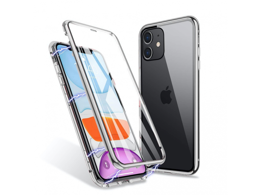 Innocent Durable Magnetic Pro Case 9H iPhone 11 Pro Max - Silver