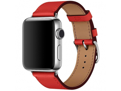 Innocent Classic Buckle Apple Watch Band 42/44/45/49 mm - Red