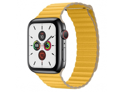 remienky na apple watch kozeny remienok na apple watch 42 44 mm loop zlty 1671900 5000x