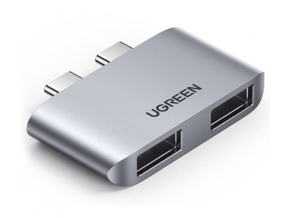 eng pl Adapter UGREEN CM413 2x USB C to 2x USB 3 1 grey 21852 1