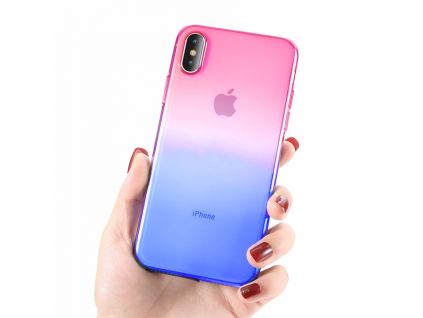 Innocent Dúhové Case na iPhone 8/7 Plus - Ružový - Modrý