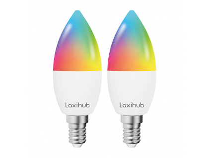 eng pl Smart Led Bulb Laxihub LAE14S 2 pack WiFi Bluetooth Tuya 26915 2