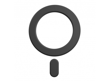 Univerzálny magnetický krúžok Innocent MagSafe s nálepkou - čierny