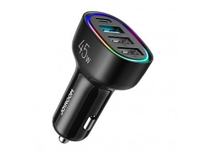 eng pl Car charger Joyroom JR CL09 4 port 1x USB C PD 1x QC3 0 USB 2x USB black 29135 1