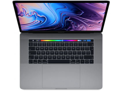 Apple MacBook Pro 15-palcový (Touch Bar z konca roka 2016) Space Gray / 2,7 GHz 4-jadrový Intel Core i7 (I7-6820HQ) / Radeon Pro 455 / 16 GB RAM / 512 GB SSD / A1707 EMC 3072 / Nemecké rozloženie - Preowned B