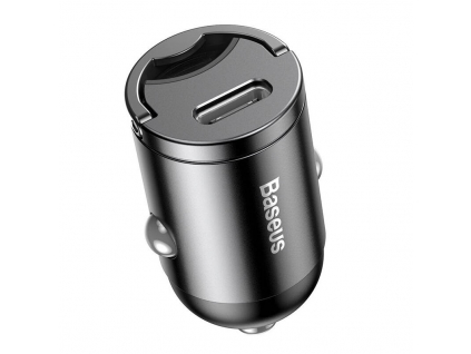 slo pl Mini nabijacka do auta Baseus Tiny Star USB C QC 4 0 PD 30 W siva 17043 3