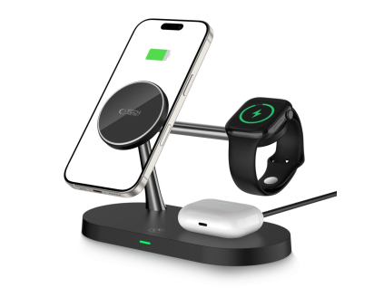 Tech-Protect A12 3in1 MagSafe Wireless Charger - Black