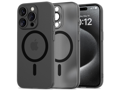 Tech-Protect MagSlim MagSafe iPhone 15 Pro Case - Black