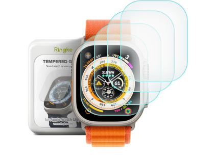 Ringke Screen Glass for Apple Watch Ultra 1/2/3 - 4-pack