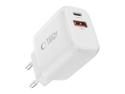 Tech-Protect NCA45W Gan 2-Port Network Charger PD 45W / QC3.0