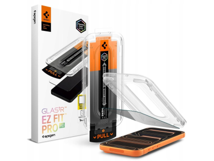 Spigen GLAS.TR ”EZ FIT PRO” Glass for iPhone 16 Pro/17/17 Pro - Privacy