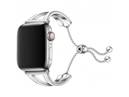 Innocent Venus náramok Apple Watch Band 42/44/45/49 mm - strieborný