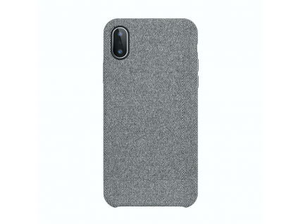 Innocent Fabric Case iPhone Xs Max - Tmavo Sivý
