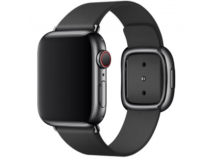 Innocent Iris Leather Apple Watch Remienok 42/44/45/49mm - Black