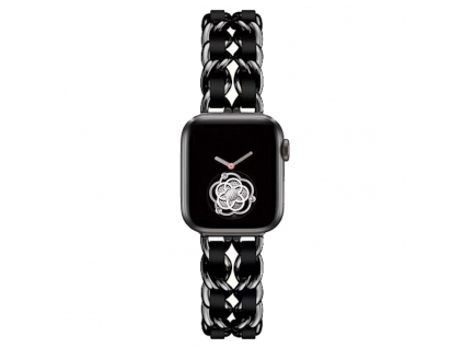 Innocent Leather Style Apple Watch Band  42/44/45/49 mm - Black
