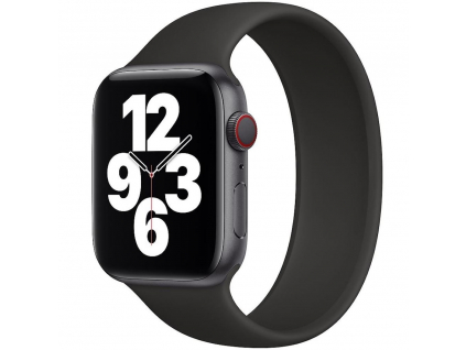 Innocent Silicone Solo Loop Apple Watch Band 42/44/45mm - Black - S (137mm)