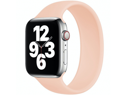 Innocent Silikónový remienok Apple Watch Solo Loop 42/44/45/49 mm - Pink Sand - S (137 mm)