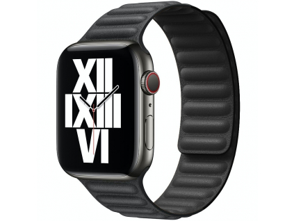 Innocent Leather Link Apple Watch Band 42/44/45mm - Black