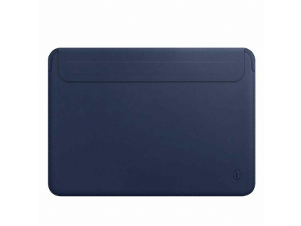 WiWu PU kožené puzdro na MacBook Pro 15" USB-C - námornícka modrá