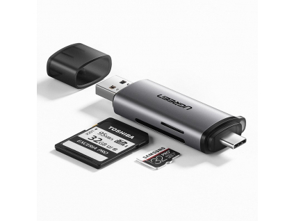 UGREEN USB + USB-C adaptér Čítačka kariet SD + microSD