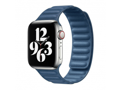 Innocent Leather Link Apple Watch Band 42/44/45 mm - Blue