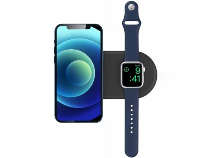Innocent Silicone MagSafe iPhone & Apple Watch Pad - Black